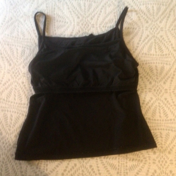 INC black tank top, Bra insert L - Picture 2 of 2
